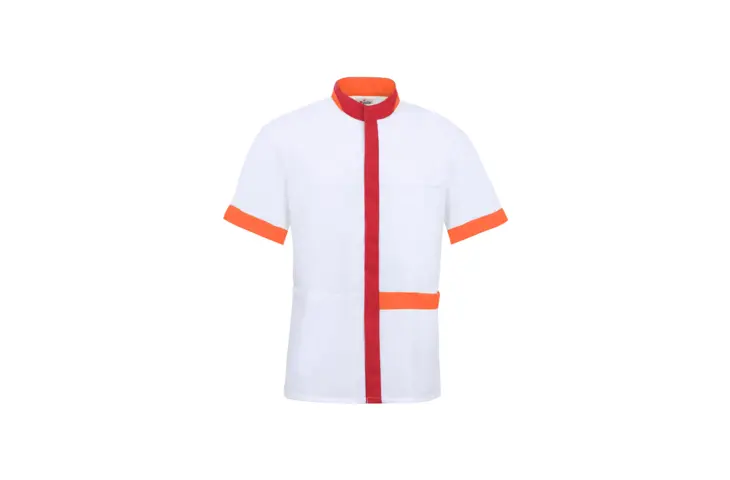 Red and orange Pop'Art tunic