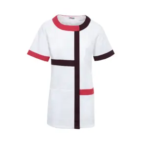 Pink and blackcurrant Pop'Art tunic