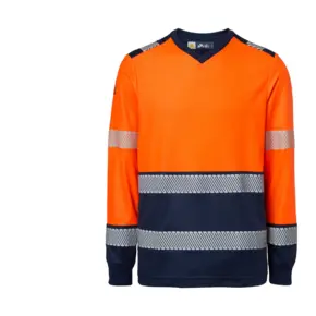 T-shirts ML orange-marine EPI proessential