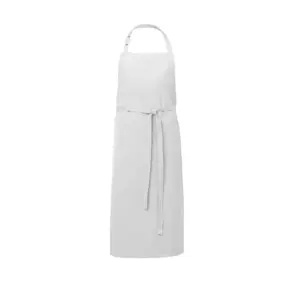 Tablier Rio blanc en polyster recyclé